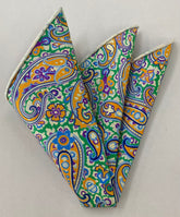 Modern Madder Macclesfield Printed Silk Pocket Square MMPP-105